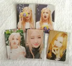 BLACKPINK　ロゼ　ROSE トレカ 韓国限定 5枚セット No.374