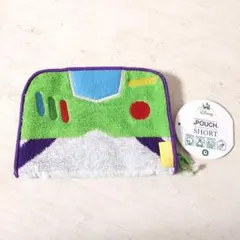 【新品未使用】ディズニー　トイストーリー　バズ　タオルポーチ　キッズ　子供