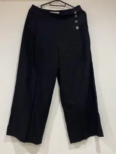 23区 ワイドパンツ ブラック 36
