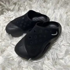 NIKE サンダル　子供靴　キッズ　ベビー　ブラック　黒　スリッポン　クロックス