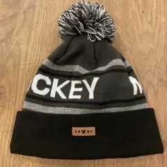 ミッキーニット帽　スキー