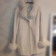 セシルマクビー ファー付きコート