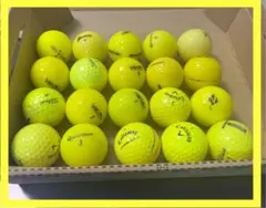 イエローゴルフボール20個セット