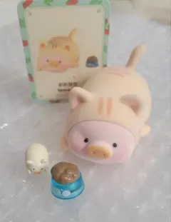 LuLu the piggy　子豚のルル　猫との暮らし　フィギュア
