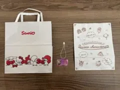 サンリオショップ袋 2枚セット おまけチャーム付き