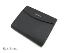 訳有★ポールスミス 2つ折財布 ミニ財布 ミニウォレット グレー★371