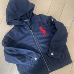 Polo Ralph Lauren フード付きパーカー　サイズ5 ネイビー
