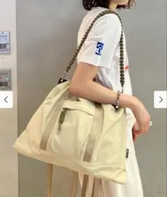 Ray beams 軽量ナイロン 3Way トートバッグ　リュック　ベージュ