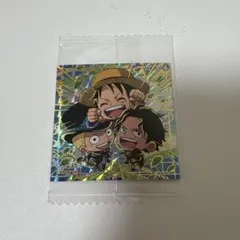 ワンピース ウエハース シール 4弾 エース＆サボ＆ルフィ