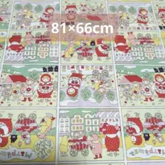 KOKKA マトリョーシカ 綿生地 81×66cm