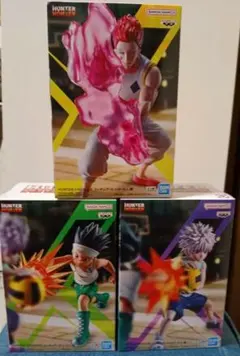 HUNTER x HUNTER フィギュア ゴン キルア ヒソカ 3体セット