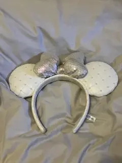 東京ディズニーリゾート カチューシャ ホワイト キルティング