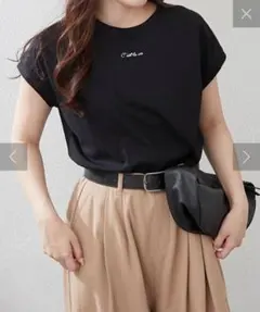 【新品】ナイスクラップ RMAF 半袖Tシャツ ブラック フレンチスリーブ 黒のサムネイル
