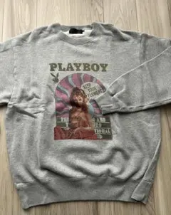 ヒステリックグラマーPLAYBOY グレー スウェット