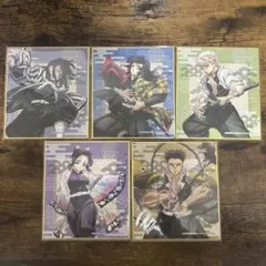 ✨️レア✨鬼滅の刃 ミニ色紙コレクション 柱稽古編ティザービジュアル コンプリート