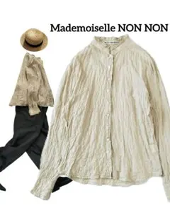 Mademoiselle NON NON✨シャーリング スタンドフリル シャツのサムネイル