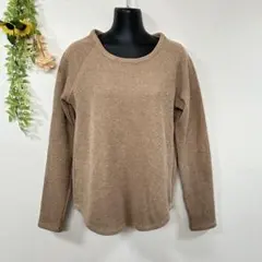 【c2738】READY AT WORK ニット セーター　ブラウン　長袖