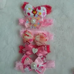 犬用リボンアクセサリー 5個セット