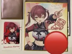 ホロライブ 6th fes EXPO 2025 宝鐘マリン 色紙＆チェキ風カード