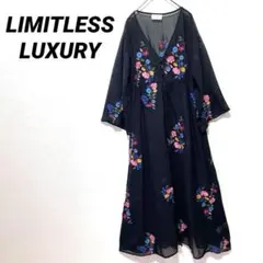 LIMITLESS LUXURY 刺繍ワンピース シアーワンピース　羽織り