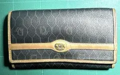 Christian Dior 二つ折り財布希少品 ダークブルー