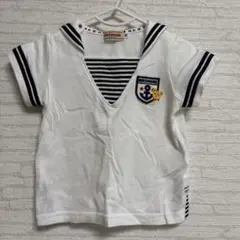 familiar セーラー襟デザインTシャツ 90cm - メルカリ
