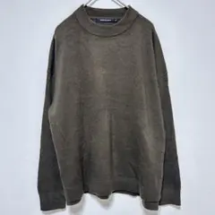 AMERICAN HOLIC カーキグリーン 【M】長袖ニット オーバーサイズ