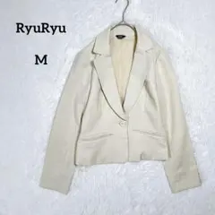 リュリュ ジャケット ホワイト 9 フォーマル セレモニー 卒業式 入学式 通勤のサムネイル