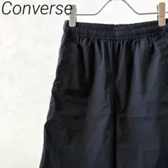 CONVERSE ショートパンツ ロゴ刺繍 ウエストゴム ポケット付き シンプルのサムネイル