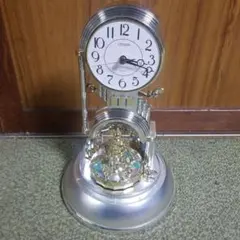 つ*ん様 CITIZEN シルバー 置時計 アーチ型