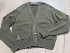 Polo Ralph Laurenオリーブ カーディガン