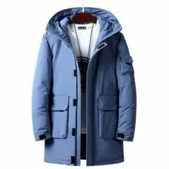 ダウンコート ロング メンズ 大人 冬服 コート アウター フード付き大きいP