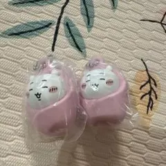 即購入⭕️ ちいかわ おくるみマスコットチャーム ちいかわ×2
