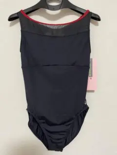 【新品】Madoka Sugaiコラボ　ブラック&レッド　ノースリーブレオタード