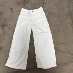 ZARA キッズ ホワイト ロングパンツ 116cmのサムネイル
