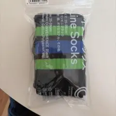 ラインソックス ファミマ ブラック 25-28cm