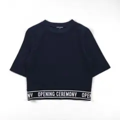 OPENING CEREMONY リブロゴデザイン クロップド Tシャツ Sのサムネイル