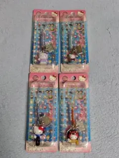 ご当地キティ 10th ストラップ 4個セット