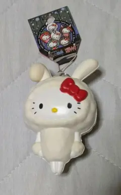 激レアハローキティ♡なめこ栽培ラバーキーホルダー白ウサギなめこ 激レアハローキティ♡なめこ栽培ラバーキーホルダー白ウサギなめこ