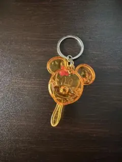 ミッキーマウス アクリルキーホルダー オレンジ