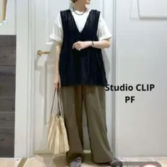 スタディオクリップ ワイドパンツ