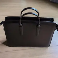 ブラウンレザー ビジネスバッグ