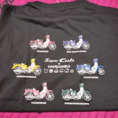 HONDA Super Cub サンリオはぴだんぶいTシャツ L６色スーパーカブのサムネイル