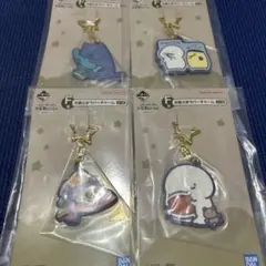 お文具といっしょ　1番くじ　F賞 お星さまラバーチャーム 4種