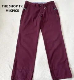 THE SHOP TK MIXPICEバーガンディメンズパンツXLサイズ