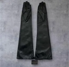Jennifer Italy イタリアンレザー ロンググローブ ブラック
