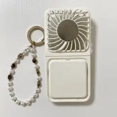 ペルチェ付き 4wayファン ハンディファン 扇風機 ひんやりプレート