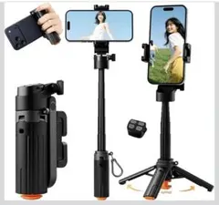 Zimaka 自撮り棒 多機能スマホグリップ【2026年新登場ワンタッチ自動展開のサムネイル