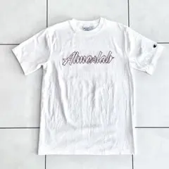 美品！champion 白T ロゴ　ホワイト Tシャツ M
