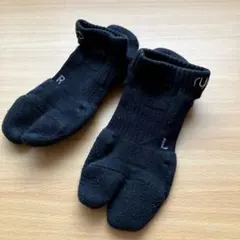 ライカ　五本指ソックス ブラック L/R